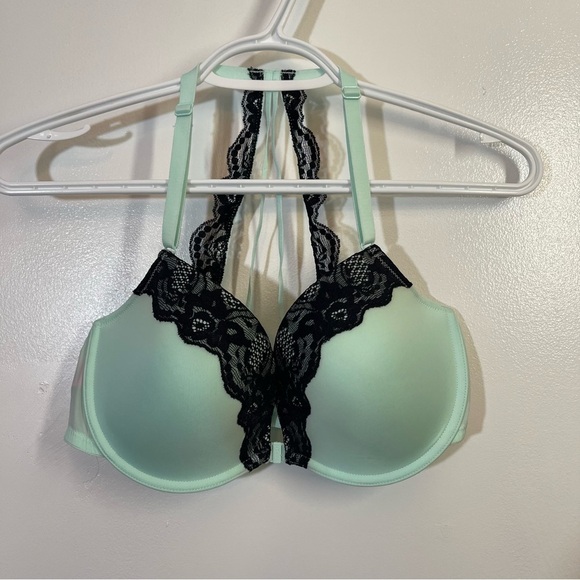 La SENZA Other - 36 D Mint And Black Lacygreen La Senza Front Clip Bra